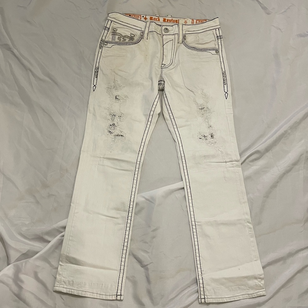 Mens vintage Rock Revival denim